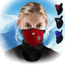 2-Piece Unisex Wool Ski Mask Set (3 Colors)