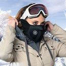 2-Piece Unisex Wool Ski Mask Set (3 Colors)