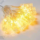 LED String Lights with Clothespins for Photography