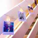 LED String Lights with Clothespins for Photography